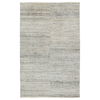 Jaipur Living Origin SAG12 Handknotted Solid White and Gray Runner Rug (3'x12') thumbnail 3