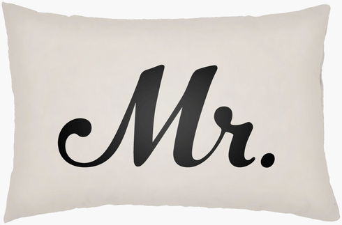 Mr & Mrs Lumbar Pillow