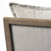Sherlock Frost Gray Wood Frame Accent Chair, by Mercana, 25.98" length x 32.28" width x 34.25" height thumbnail 11