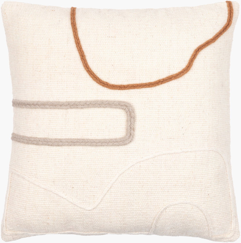 Philip Accent Pillow, Decorative Pillow by Surya, 18" length x 18" width