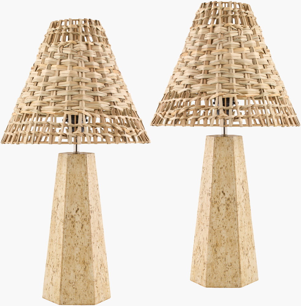 Iskut Accent Table Lamp, by Surya, 12" width x 21" height