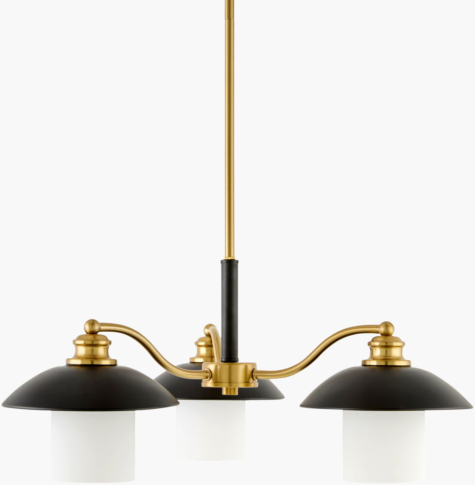 Reus Chandelier, by Surya, 25" length x 25" width x 11" height