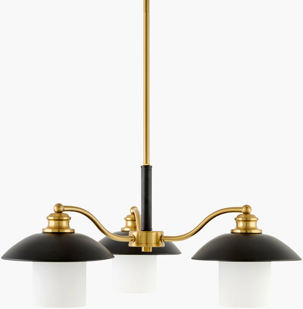 Reus Chandelier, by Surya, 25" length x 25" width x 11" height
