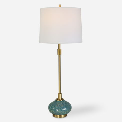 Kaimana Aged Blue Buffet Lamp