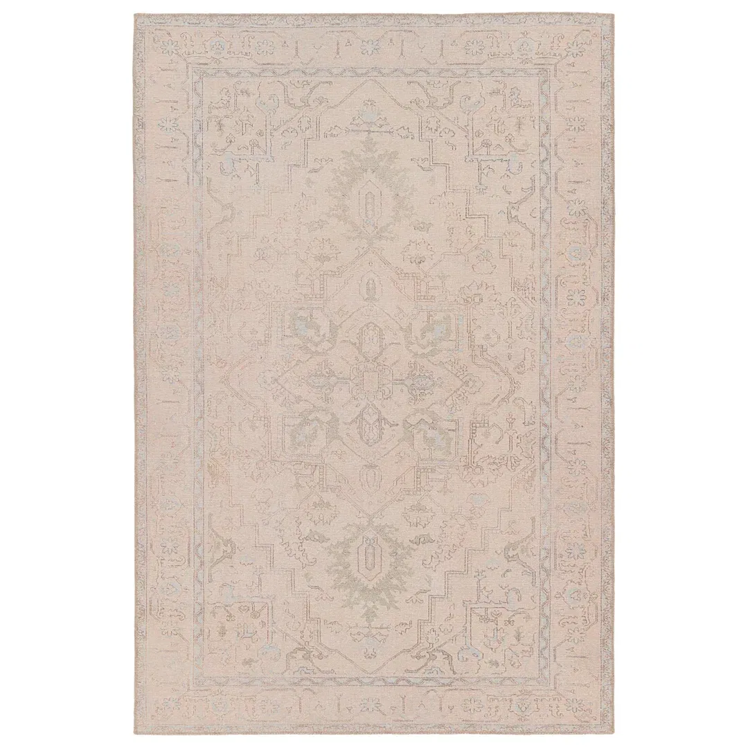 Jaipur Living Edern CEN01 Handknotted Stripes Black Area Rug (9'x12') large image 