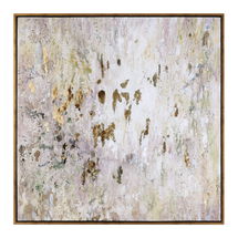 Online Designer Home/Small Office Golden Raindrops Modern Abstract Art