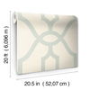Magnolia Home Woven Trellis Beige & Blue Peel & Stick Wallpaper, by York Wall, 20' length x 1'8.5" width x 0.02" depth thumbnail 9