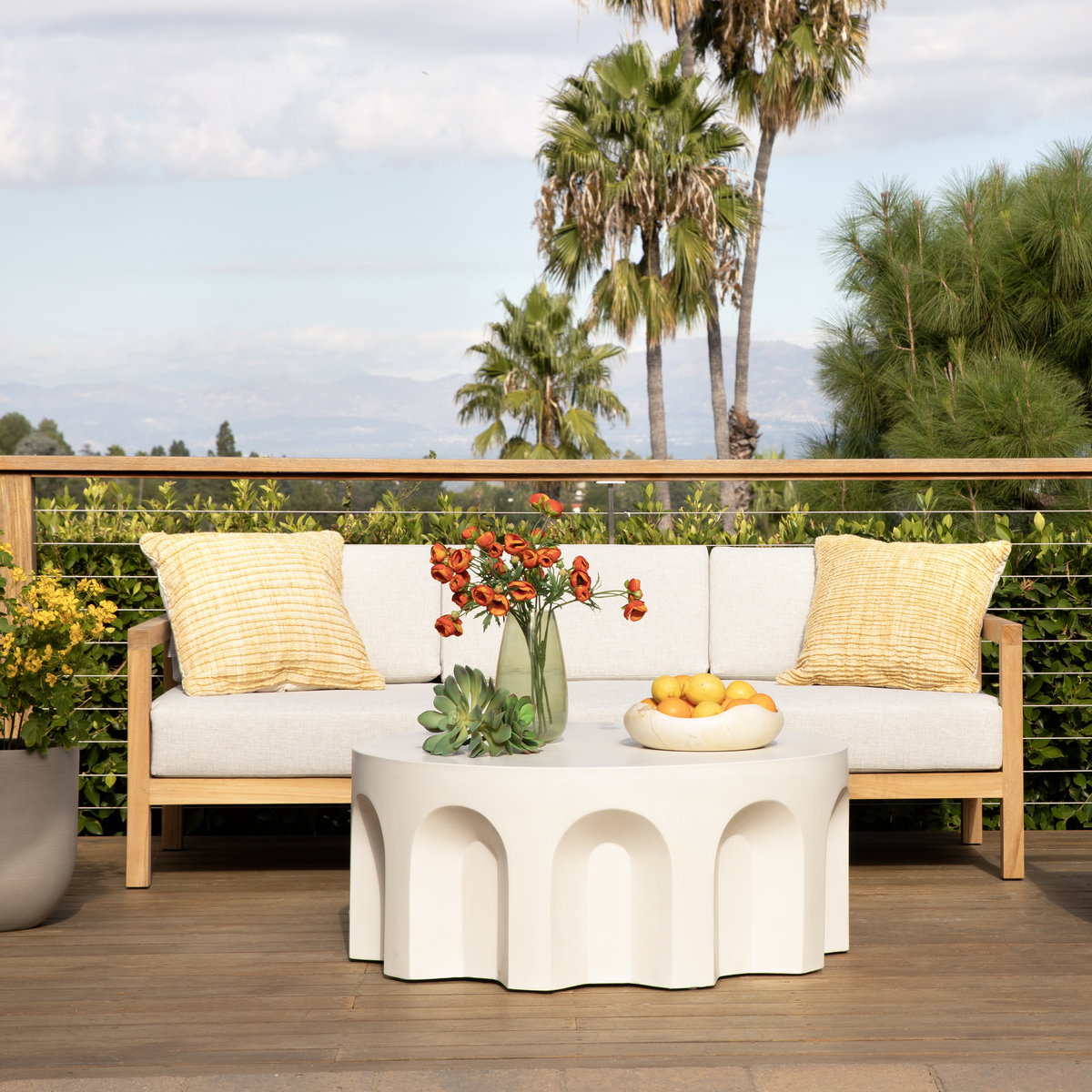 Boe Outdoor Sofa Light Grey, Sofas & Sectional by Dovetail, 82.5" width x 32" height x 31.5" depth View 8