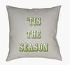 Tis The Season II Accent Pillow, Decorative Pillow by Surya, 18" length x 18" width thumbnail