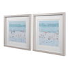 Sea Glass Sandbar Framed Prints Set/2 thumbnail 3