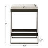 Hover Iron Counter Stool, Counter & Bar Stool by Uttermost, 18.25" width x 26" height x 14.25" depth thumbnail 3