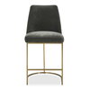 Hanni Charcoal Counter Stool, Counter & Bar Stool by Uttermost, 20.25" width x 40" height x 24.5" depth thumbnail 1