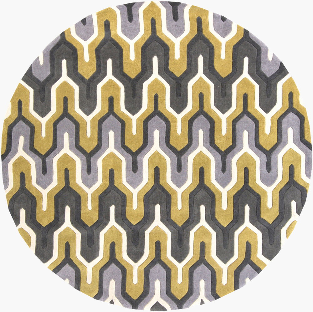 Cosmopolitan Handmade Rug, by Surya, 1'6" length x 1'6" width