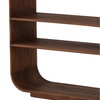 Wailea Bookcase Brown, Shelving & Bookcase by Dovetail, 39.37" width x 78.74" height x 15.75" depth thumbnail 5