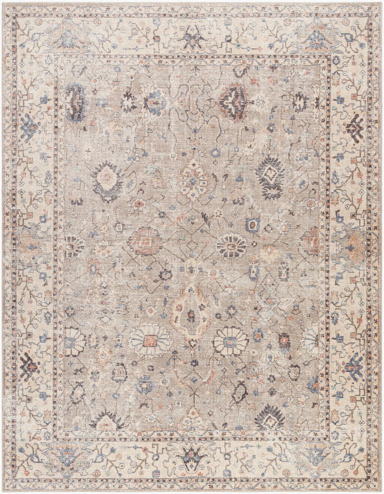 Davina Machine Woven Rug, by Surya, 1'3.75" length x 1'3.75" width