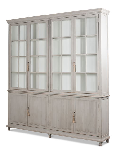 Harper Glass Front Bookcase