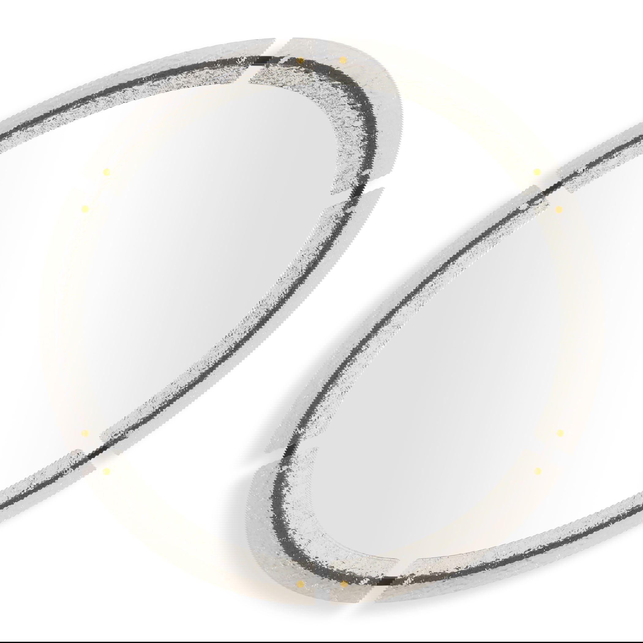 Crystalline Round Mirror large image 