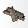 Vernon (Medium) 30L x 7W Brown Reclaimed Wood Tray thumbnail 4