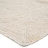 Jaipur Living Season CMB05 Handmade Solid Cream and Blue Area Rug (6'x9') thumbnail 1