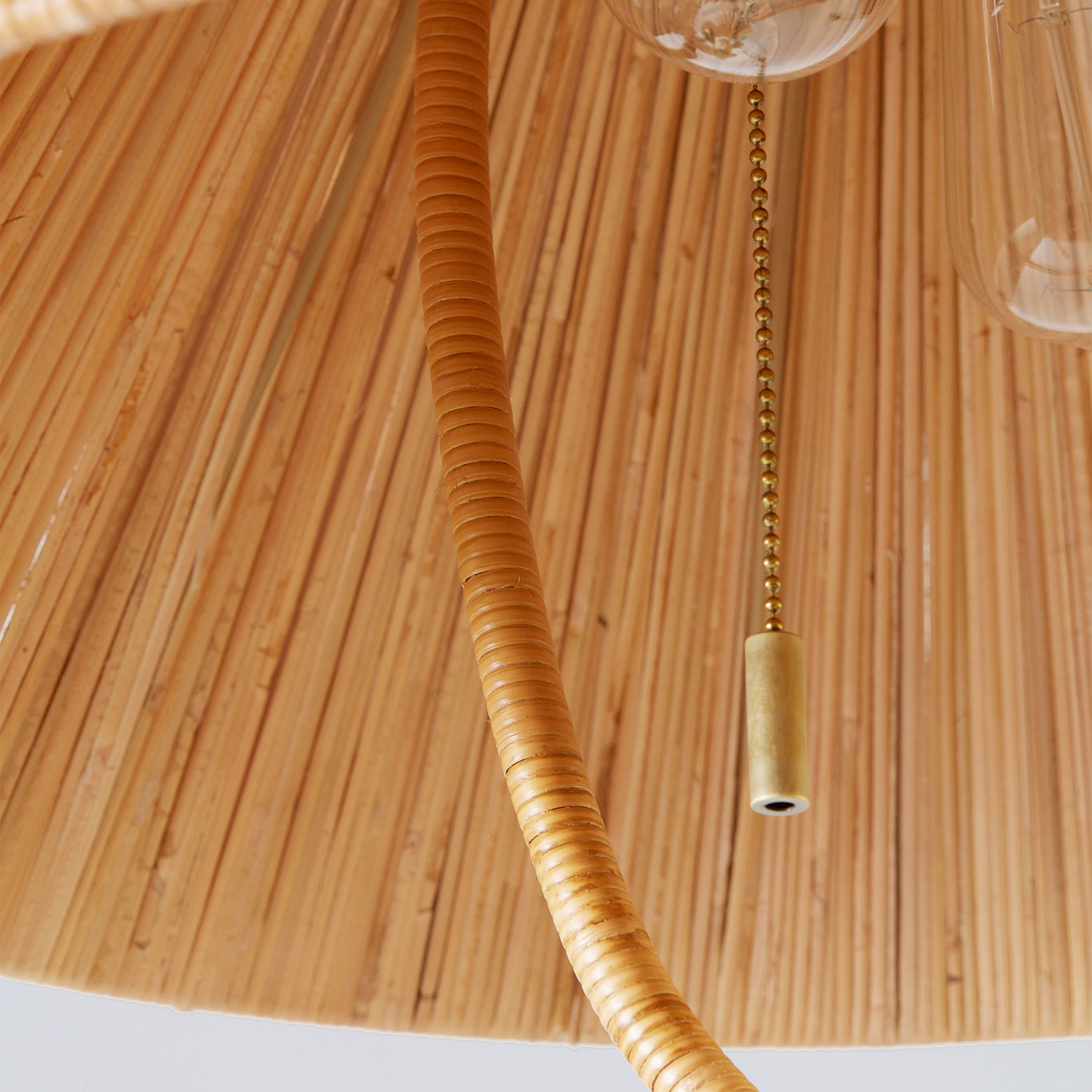 Delphine Floor Lamp, by Woven, 60" height x 22.5" diameter View 1