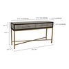 Mako Console Table Grey thumbnail 11