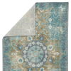 Jaipur Living Modify Handknotted Medallion Teal Olive Area Rug thumbnail 3
