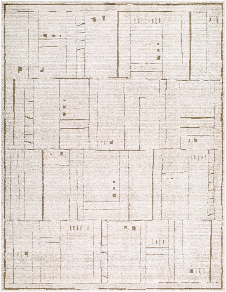 Alma Machine Woven Rug, by Surya, 10'2.05" length x 7'10.49" width