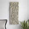 Gathered Teak Bleached Wood Wall Decor, Sculptural Wall Art by Uttermost, 19" width x 49" height x 3.5" depth thumbnail 4