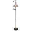 Elieser Industrial Floor Lamp, by Uttermost, 13.5" width x 68.5" height x 11.75" depth thumbnail 1