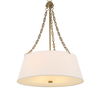 Andalucia 4 Light Drum Pendant, Ceiling Light by Uttermost, 32.5" height x 24" diameter thumbnail 1