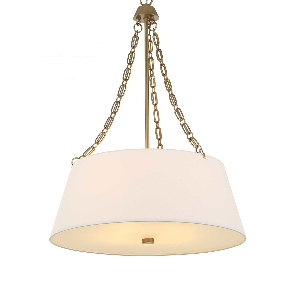Andalucia 4 Light Drum Pendant, by Uttermost, 32.5" height x 24" diameter View 1