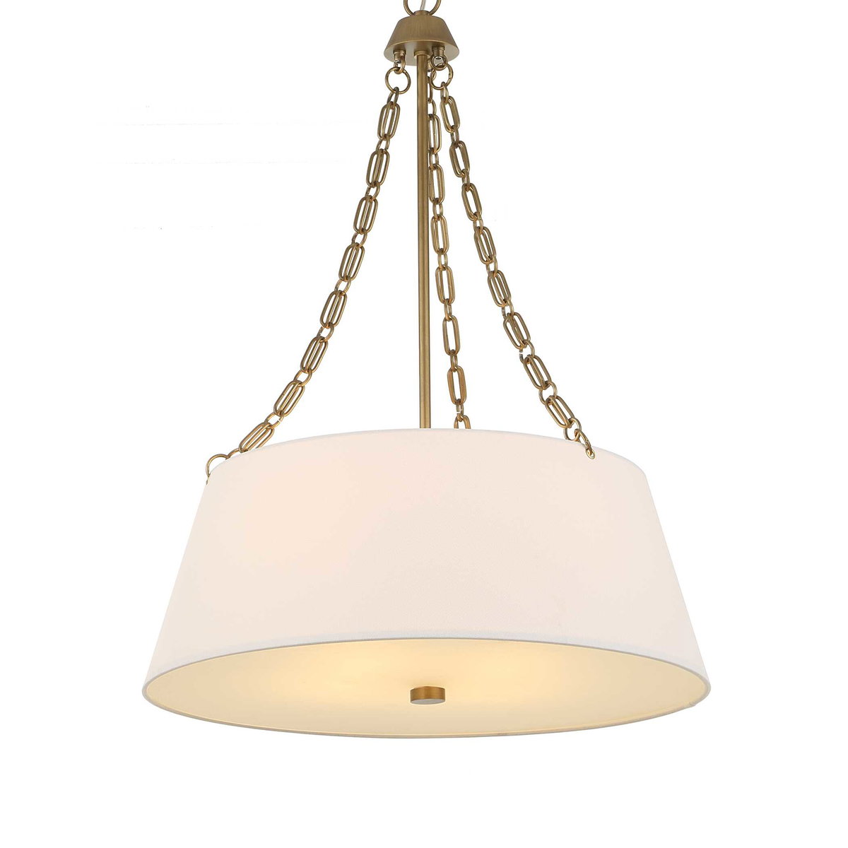 Andalucia 4 Light Drum Pendant, by Uttermost, 32.5" height x 24" diameter View 1