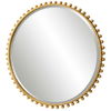 Taza Gold Round Mirror, by Uttermost, 32" width x 32" height x 1.13" depth thumbnail 5