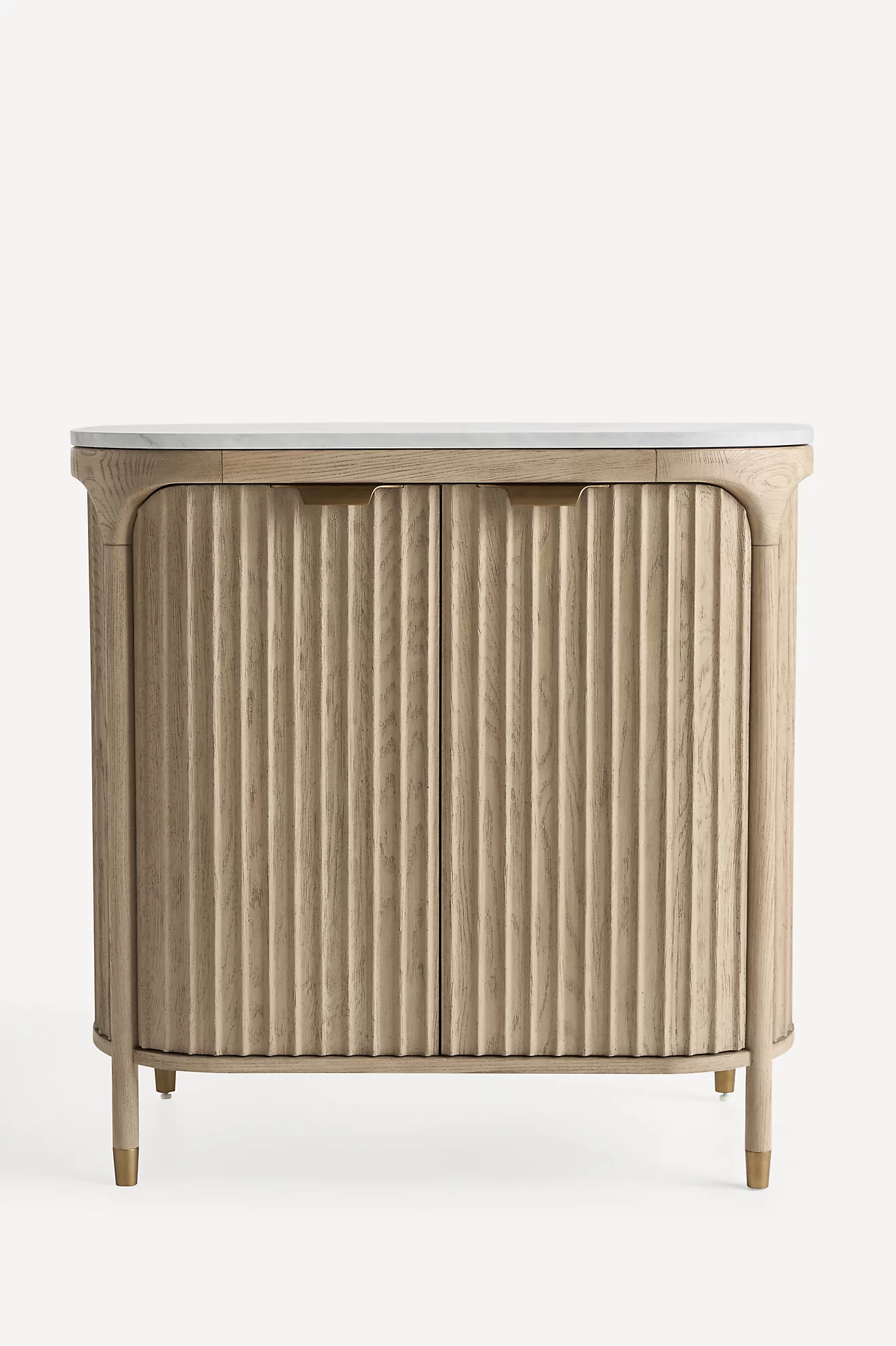 Online Designer Hallway/Entry Isla Fluted Bar Cabinet