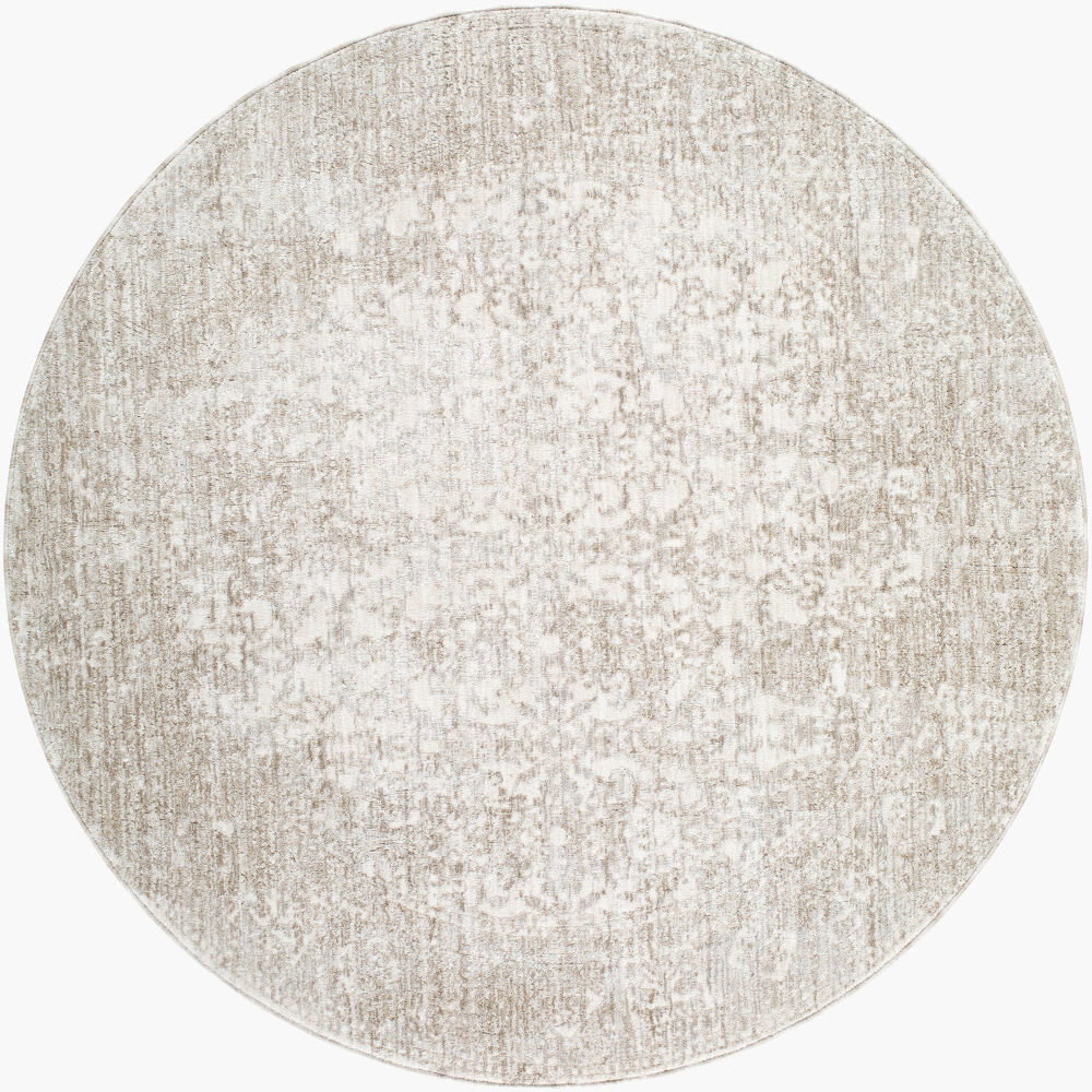Beth Machine Woven Rug, by Surya, 5'2.99" length x 5'2.99" width