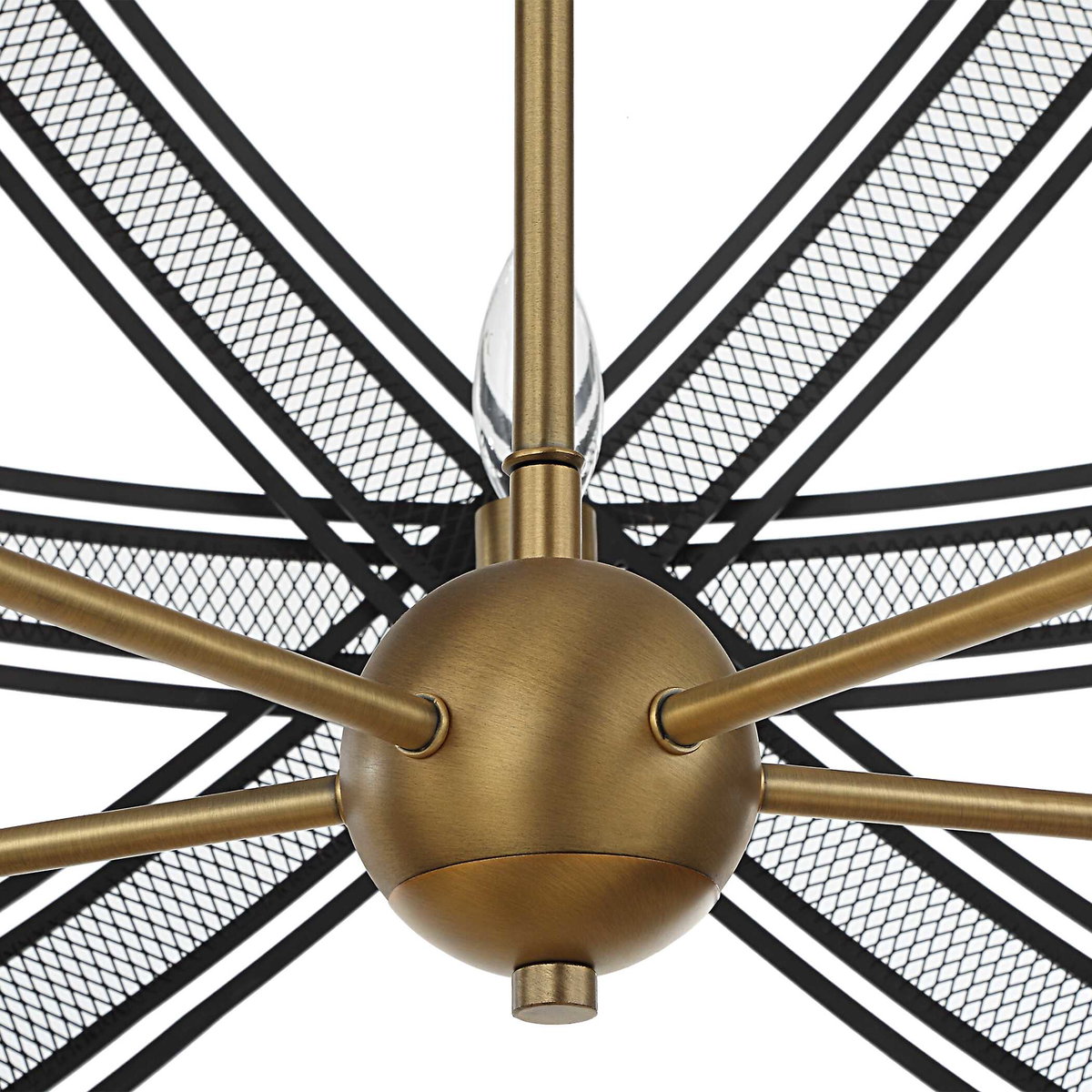 Spherical 5 Light Pendant, by Uttermost, 27.75" width x 27.5" height x 27.75" depth View 8
