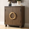 Mayenne 2 Door Oak Wood Cabinet, Cabinets & Chest by Uttermost, 31.5" width x 35.85" height x 15.75" depth thumbnail 4