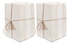 Ledger White  Set Of 6, by Sarreid, 7" length x 10" width x 2" height thumbnail 1