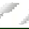 Melanie  White Shade with White Base Table Lamp, by Mercana, 17" length x 17" width x 30.5" height thumbnail 1