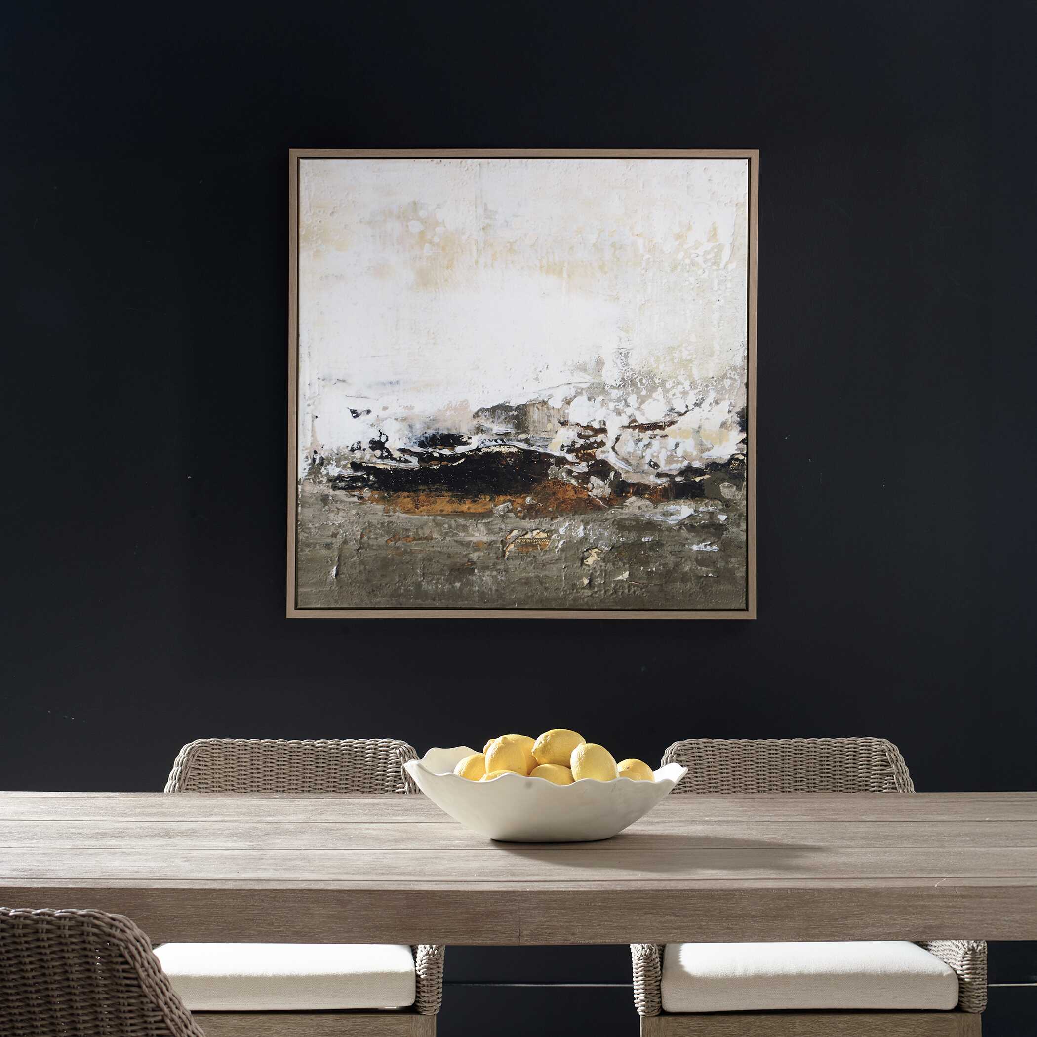 The Other Side Framed Abstract Art, Painting by Uttermost, 37.5" width x 37.5" height x 2" depth View 2