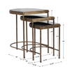 India Nesting Tables Set/3, Side & End Table by Uttermost, 19" width x 24" height x 17.75" depth thumbnail 3
