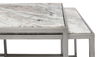 Set Of 3 Nesting Low Tables, Marble Tops thumbnail 4