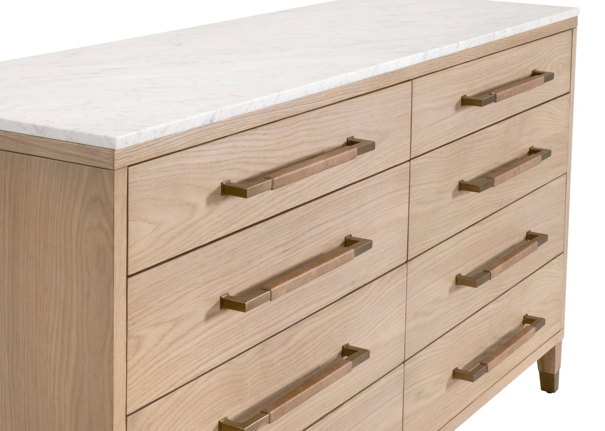Cambria 8-Drawer Double Dresser, by Essentials for Living, 65" width x 36.25" height x 20" depth View 6
