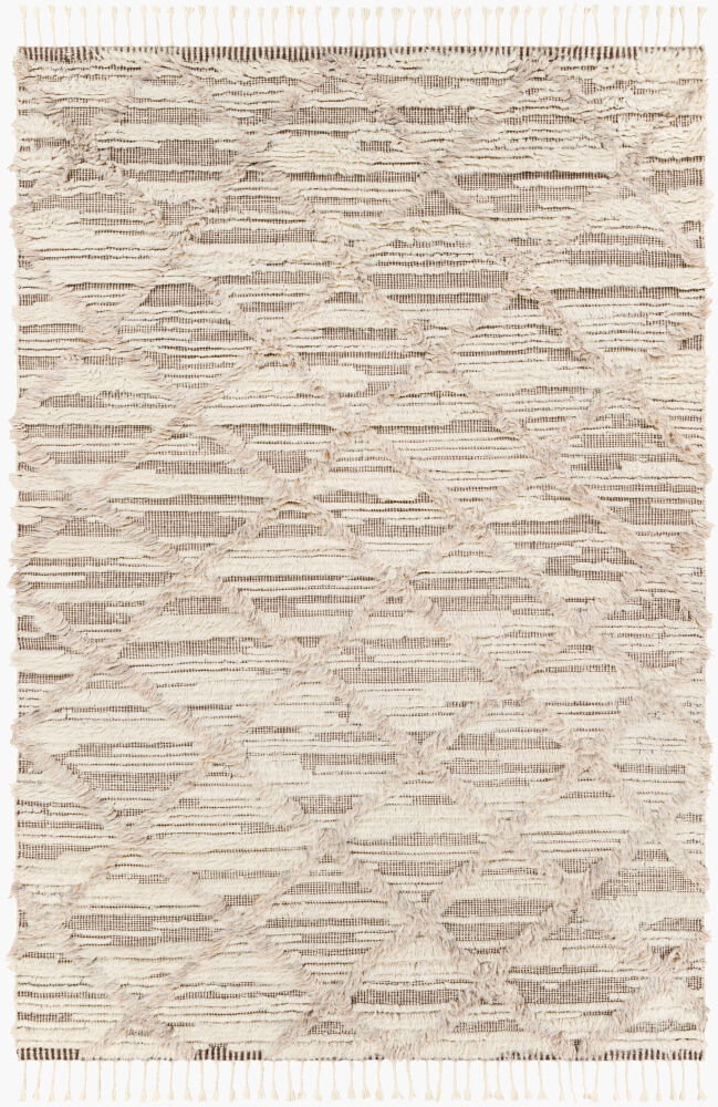 Sahara Handmade Rug, by Surya, 9' length x 6' width