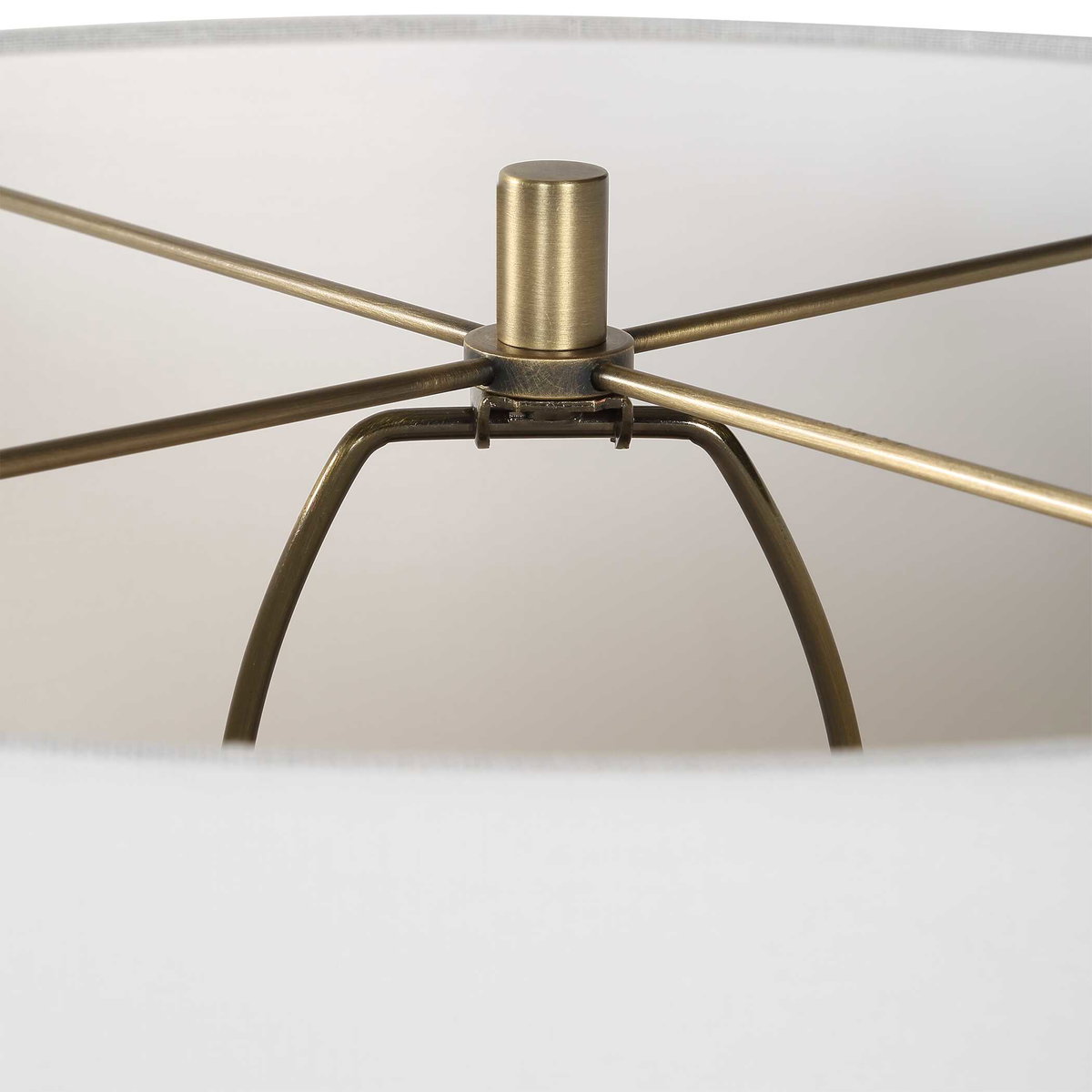 Corvair Scalloped Table Lamp, by Uttermost, 17" width x 28.5" height x 17" depth View 7