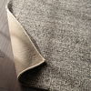 Oland Handmade Solid Cream/ Black Area Rug thumbnail 2