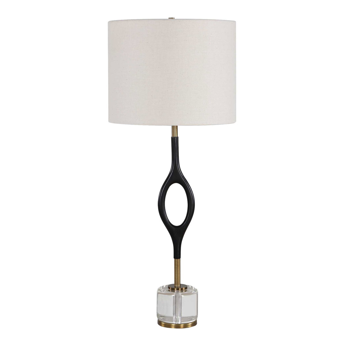 Maryam Cordless LED Buffet Lamp, Table Lamp by Uttermost, 13" width x 30.25" height x 13" depth View 4