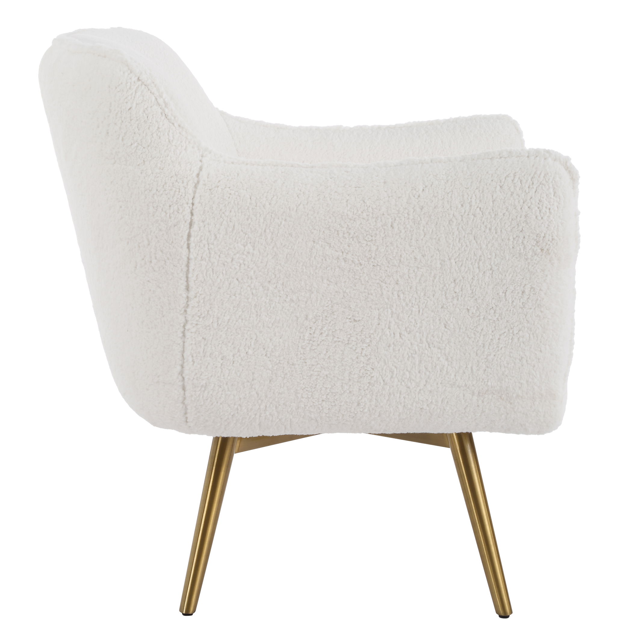 Oasis White Swivel Chair large image 