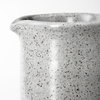 Frieda Large Freckled Gray Ceramic Jug, Decorative Jar by Mercana, 6.1" length x 4.53" width x 12.2" height thumbnail 8