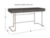 Claude Modern Oak Desk, by Uttermost, 56" width x 30" height x 20" depth thumbnail 3